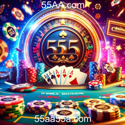 Explore o Mundo dos Jogos de Casino em 55AA.com